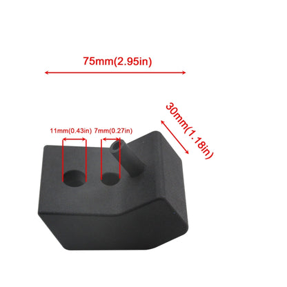 For Toyota Tacoma Car 1.25 inch Front Riser Seat Spacers Jackers Lift Kit(Silver) by buy2fix