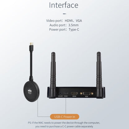 Measy UHD200 Wireless HDMI Transmitter and Receiver, Transmission Distance: 100m - Set Top Box & Accessories by Measy | Online Shopping UK | buy2fix