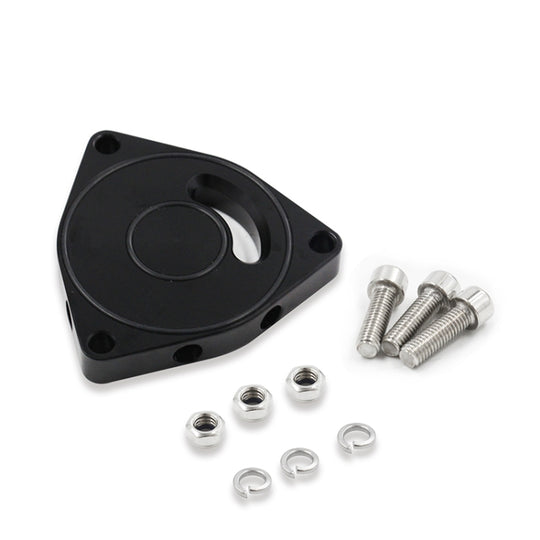 For Honda Civic 2015-2021 Car Turbo Blow Off Valve Plate Spacer BOV 1.5T Coupe Billet(Black)