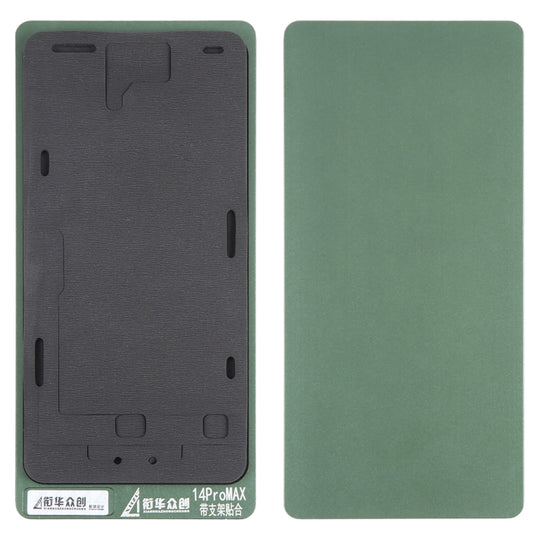 Écran LCD pour iPhone 14 Pro Max, avec cadre, tapis de positionnement, moule fixe