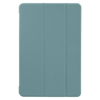 For Huawei MatePad 11 2023 GEBEI 3-folding Holder Shockproof Flip Leather Tablet Case(Dark Green) - Huawei by GEBEI | Online Shopping UK | buy2fix