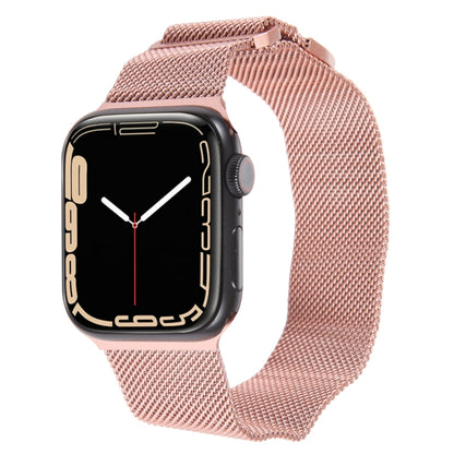 For Apple Watch 6 40mm Milanese Metal Magnetic Watch Band(Pink) by buy2fix