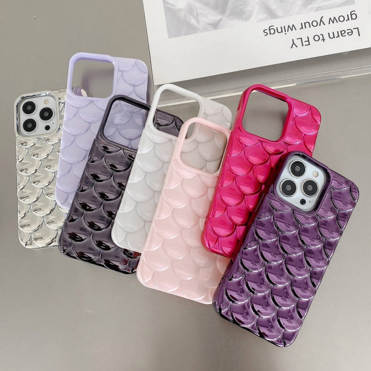 For iPhone 13 Pro 3D Scale Style TPU Phone Case(Rose Red) - iPhone 13 Pro Cases by buy2fix | Online Shopping UK | buy2fix