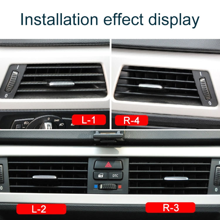 For BMW 3 Series E90 Left Driving Car Air Conditioner Air Outlet Panel 6422 9130 458-L, Style:Grille No. 2 - Air Conditioning System by buy2fix | Online Shopping UK | buy2fix