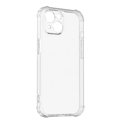 For iPhone 15 Four-Corner Shockproof Clear TPU Phone Case(Transparent) - iPhone 15 Cases by buy2fix | Online Shopping UK | buy2fix