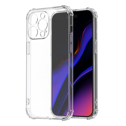 For iPhone 15 Pro Max Four-Corner Shockproof Clear TPU Phone Case(Transparent) - iPhone 15 Pro Max Cases by buy2fix | Online Shopping UK | buy2fix
