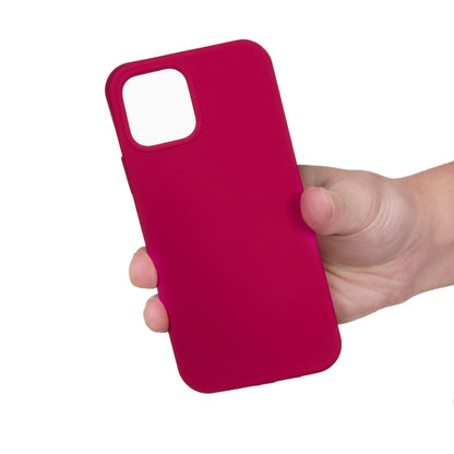 For iPhone 15 Pro Solid Color Silicone Phone Case(Rose Red) - iPhone 15 Pro Cases by buy2fix | Online Shopping UK | buy2fix