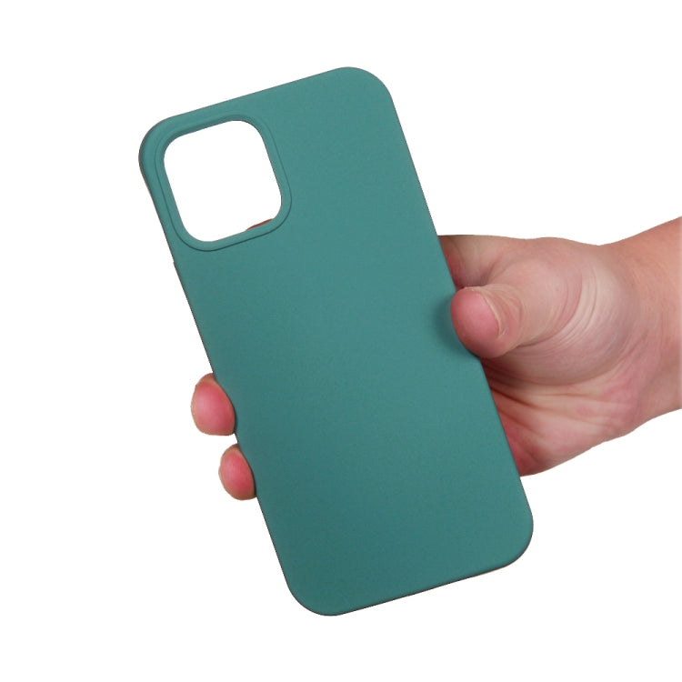 For iPhone 15 Pro Solid Color Silicone Phone Case(Pine Needle Green) - iPhone 15 Pro Cases by buy2fix | Online Shopping UK | buy2fix