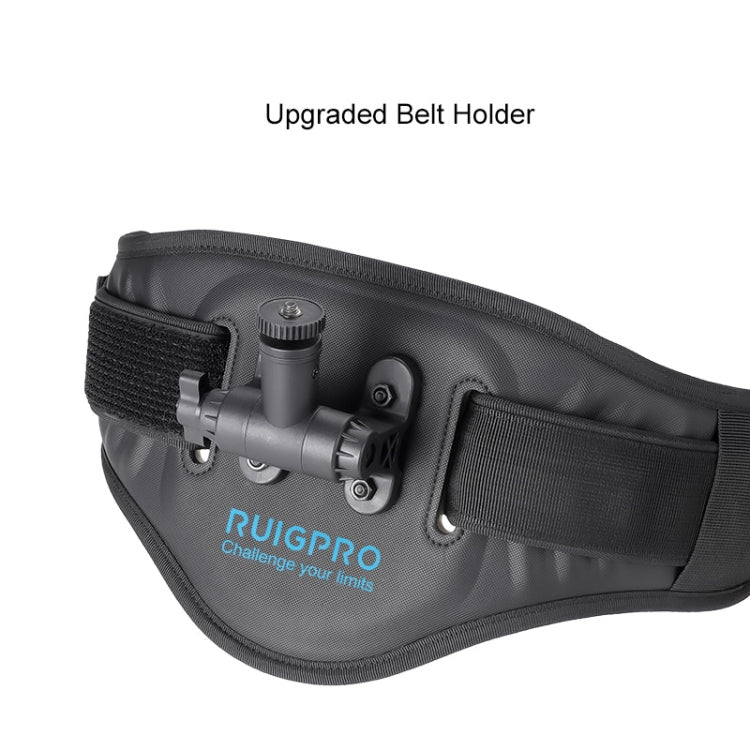 RUIGPRO Waist Belt Mount Strap With Action Cameras Adapter - Chest Belt by RUIGPRO | Online Shopping UK | buy2fix