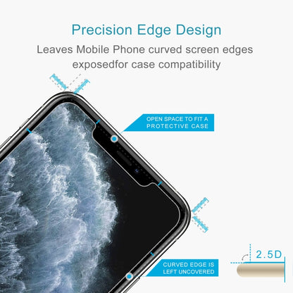 For iPhone 11 Pro / XS / X 0.26mm 9H 2.5D High Aluminum Tempered Glass Film - iPhone 11 Pro Tempered Glass by DIYLooks | Online Shopping UK | buy2fix