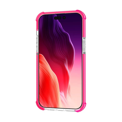 For iPhone 15 Pro Max Four-corner Shockproof TPU + Acrylic Phone Case(Pink) - iPhone 15 Pro Max Cases by buy2fix | Online Shopping UK | buy2fix