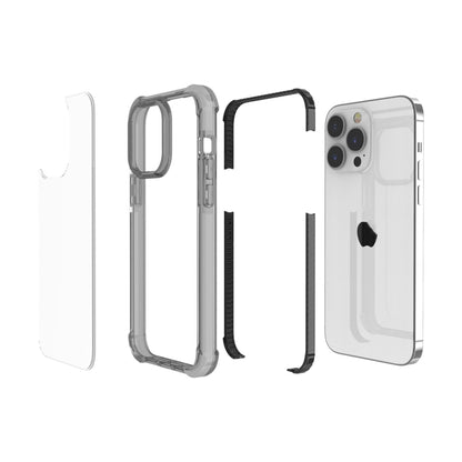 For iPhone 15 Pro Four-corner Shockproof TPU + Acrylic Phone Case(Black) - iPhone 15 Pro Cases by buy2fix | Online Shopping UK | buy2fix