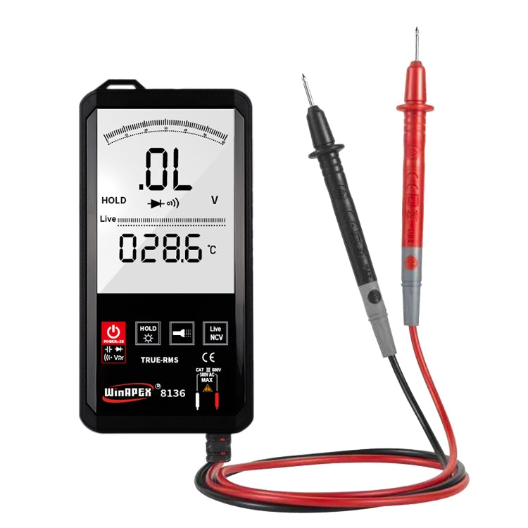 WinAPEX Smart Touch Screen Digital Multimeter, Model:8136 - Digital Multimeter by WinAPEX | Online Shopping UK | buy2fix