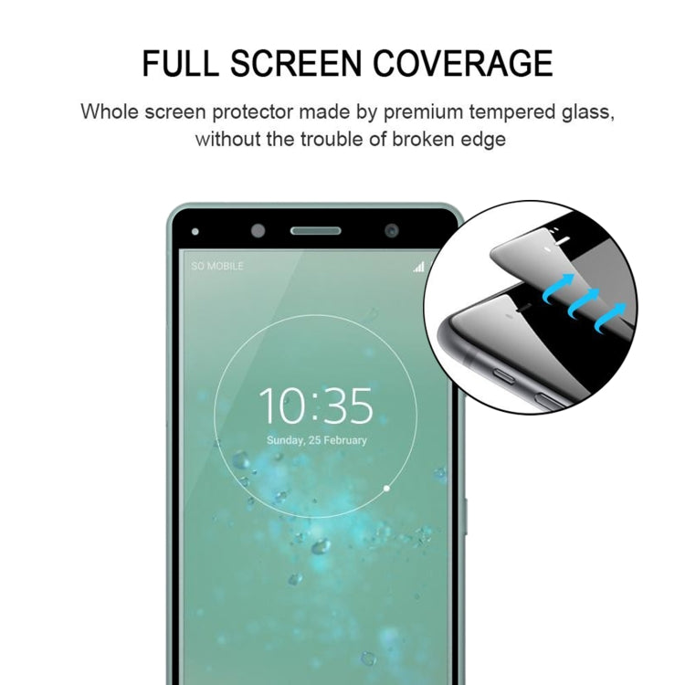 For Sony Xperia XZ2 Compact 25pcs 3D Curved Edge Full Screen Tempered Glass Film - Sony Tempered Glass by buy2fix | Online Shopping UK | buy2fix