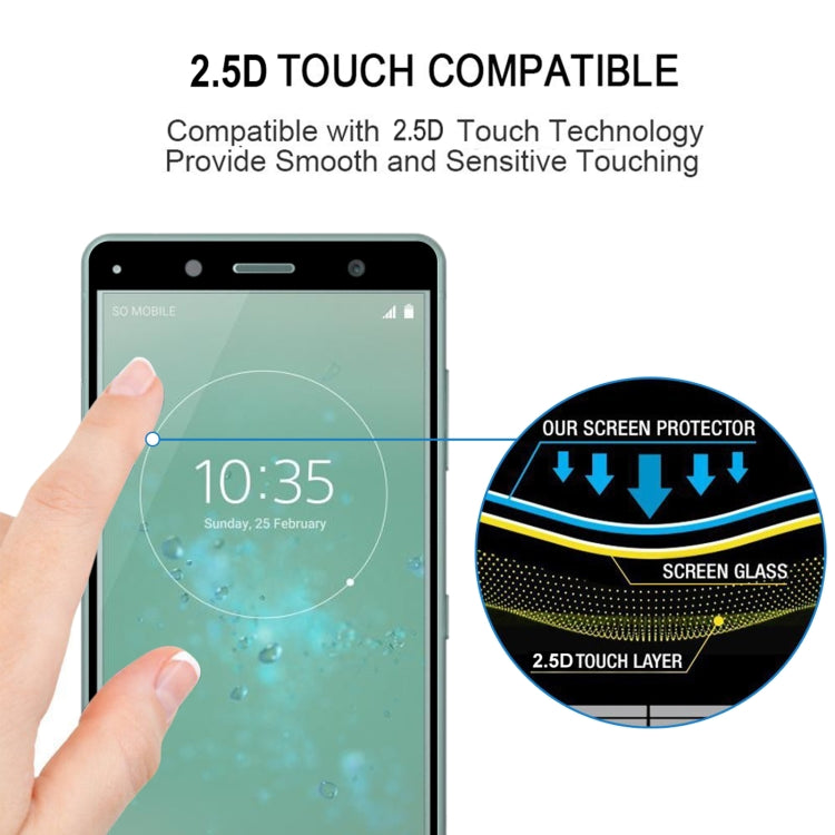 For Sony Xperia XZ2 Compact 25pcs 3D Curved Edge Full Screen Tempered Glass Film - Sony Tempered Glass by buy2fix | Online Shopping UK | buy2fix