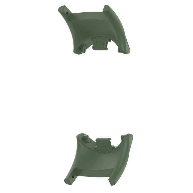 For Xiaomi Mi Band 8 1 Pair  PC Plastic Watch Band Connector(Dark Green) - For Xiaomi by buy2fix | Online Shopping UK | buy2fix