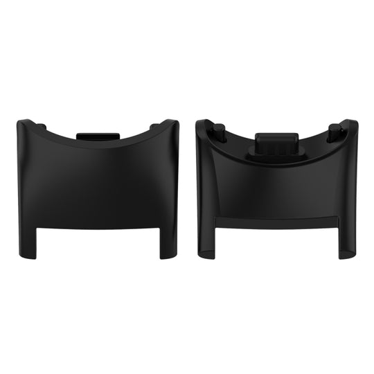 Pour Xiaomi Mi Band 8 1 paire de connecteurs de bracelet de montre en plastique PC (noir)