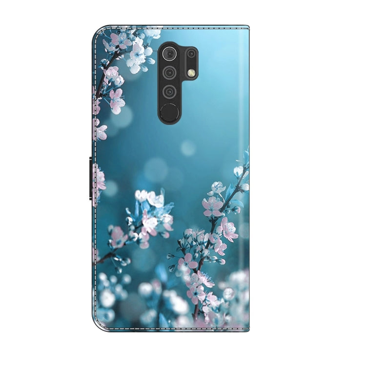 For Xiaomi Redmi 9 Crystal 3D Shockproof Protective Leather Phone Case(Plum Flower) - Xiaomi Cases by buy2fix | Online Shopping UK | buy2fix