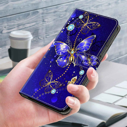 For Xiaomi Redmi 9T Crystal 3D Shockproof Protective Leather Phone Case(Diamond Butterfly) - Xiaomi Cases by buy2fix | Online Shopping UK | buy2fix