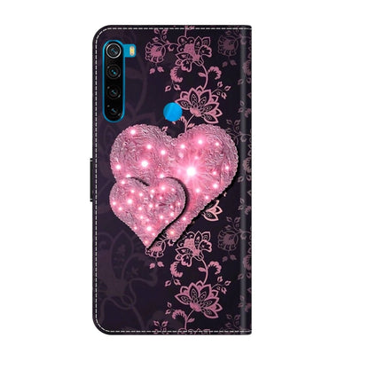 For Xiaomi Redmi Note 8 Crystal 3D Shockproof Protective Leather Phone Case(Lace Love) - Xiaomi Cases by buy2fix | Online Shopping UK | buy2fix