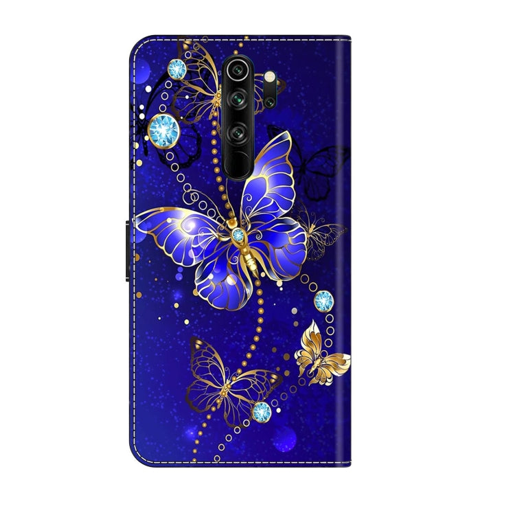 For Xiaomi Redmi Note 8 Pro Crystal 3D Shockproof Protective Leather Phone Case(Diamond Butterfly) - Xiaomi Cases by buy2fix | Online Shopping UK | buy2fix