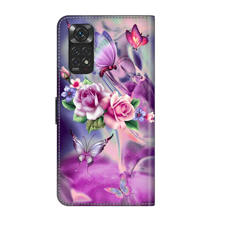 For Xiaomi Redmi Note 11 Global Crystal 3D Shockproof Protective Leather Phone Case(Butterfly) - Xiaomi Cases by buy2fix | Online Shopping UK | buy2fix