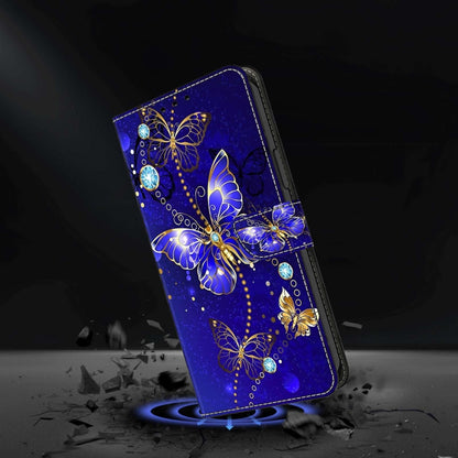 For Xiaomi Redmi Note 9 Pro Crystal 3D Shockproof Protective Leather Phone Case(Diamond Butterfly) - Xiaomi Cases by buy2fix | Online Shopping UK | buy2fix