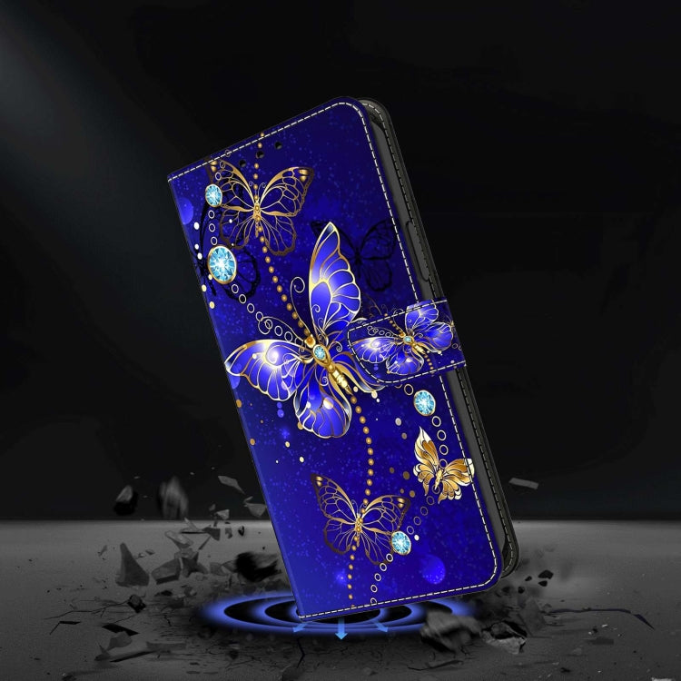 For Xiaomi 13 Pro Crystal 3D Shockproof Protective Leather Phone Case(Diamond Butterfly) - 13 Pro Cases by buy2fix | Online Shopping UK | buy2fix