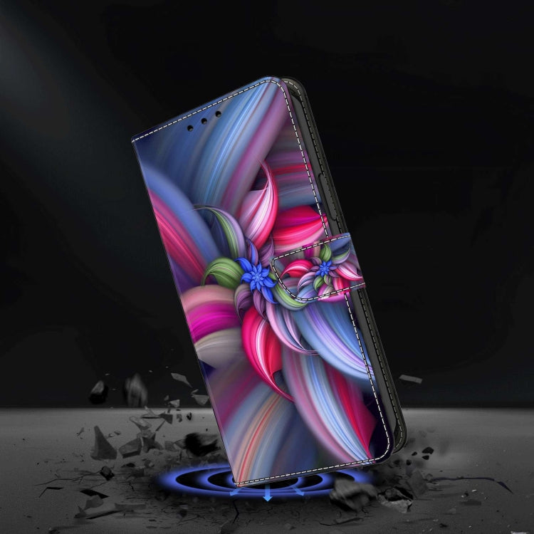 For Samsung Galaxy A13 4G / 5G / A04S Crystal 3D Shockproof Protective Leather Phone Case(Colorful Flower) by buy2fix