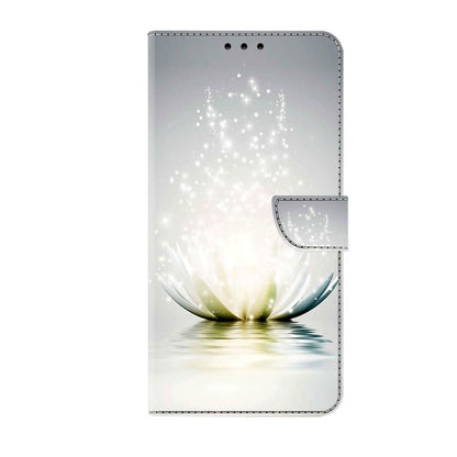 For Samsung Galaxy S20 FE Crystal 3D Shockproof Protective Leather Phone Case(Light Lotus) by buy2fix