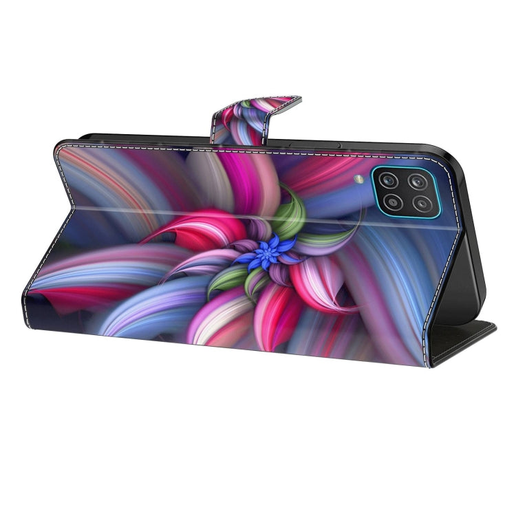 For Samsung Galaxy S20 FE Crystal 3D Shockproof Protective Leather Phone Case(Colorful Flower) by buy2fix