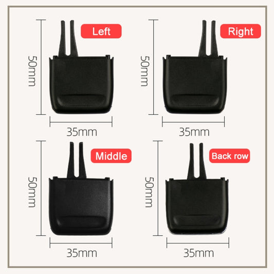 For Porsche Panamera Left Driving Car Air Conditioning Air Outlet Paddle, Type:Rear Row by buy2fix