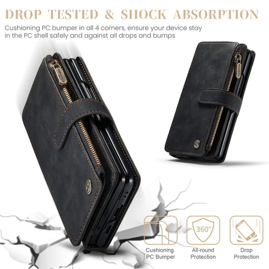 For Google Pixel Fold CaseMe C30 Multifunctional Leather Phone Case(Black) by CaseMe