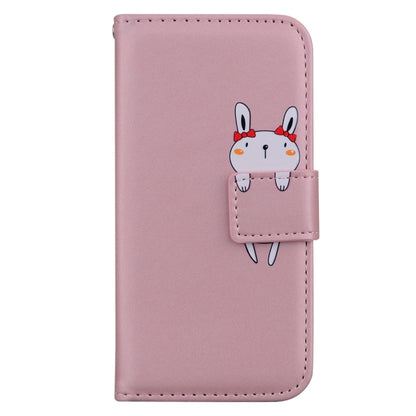 For iPhone 15 Pro Max Cartoon Buckle Horizontal Flip Leather Phone Case(Pink) - iPhone 15 Pro Max Cases by buy2fix | Online Shopping UK | buy2fix