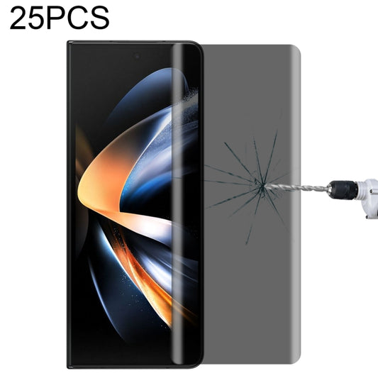 For Samsung Galaxy Z Fold5 25pcs Inner Screen Privacy Full Cover Screen Protector Tempered Glass Film - Galaxy Z Fold5 5G Tempered Glass by buy2fix | Online Shopping UK | buy2fix