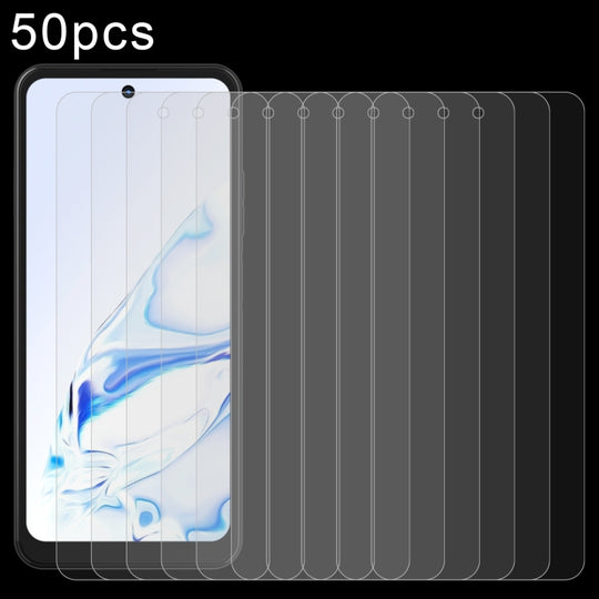 For Hotwav Note 12 50pcs 0.26mm 9H 2.5D Tempered Glass Film