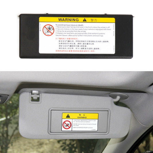 For Buick / Chevrolet Left-hand Drive Car Sun Visor Makeup Mirror 23196443(Black) by buy2fix