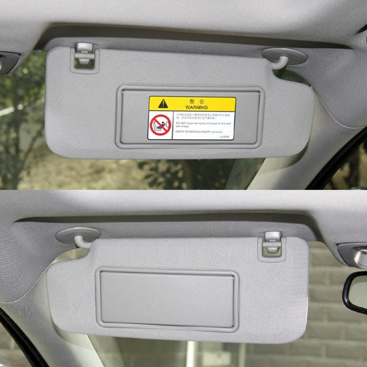 For Buick / Chevrolet Left-hand Drive Car Sun Visor Makeup Mirror 23196443(Cream) by buy2fix