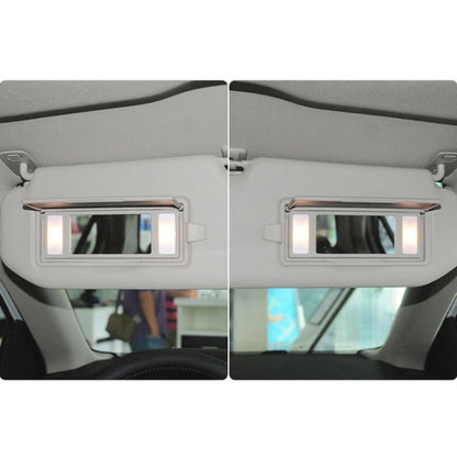 For Buick / Chevrolet Left-hand Drive Car Sun Visor Makeup Mirror 23196443(Dark Beige) by buy2fix