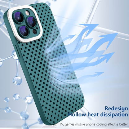 For iPhone 11 Hollow Heat Dissipation TPU Phone Case(Green) - iPhone 11 Cases by buy2fix | Online Shopping UK | buy2fix