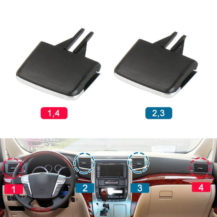 For Toyota Alphard 2011-2014 Left-hand Drive Car Air Conditioning Air Outlet Paddle 77620-SWA-A0-1, Type:Right Side - Air Conditioning System by buy2fix | Online Shopping UK | buy2fix