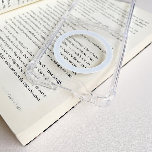 For Samsung Galaxy Z Flip5 5G Magsafe Magnetic Transparent Shockproof Phone Case by buy2fix