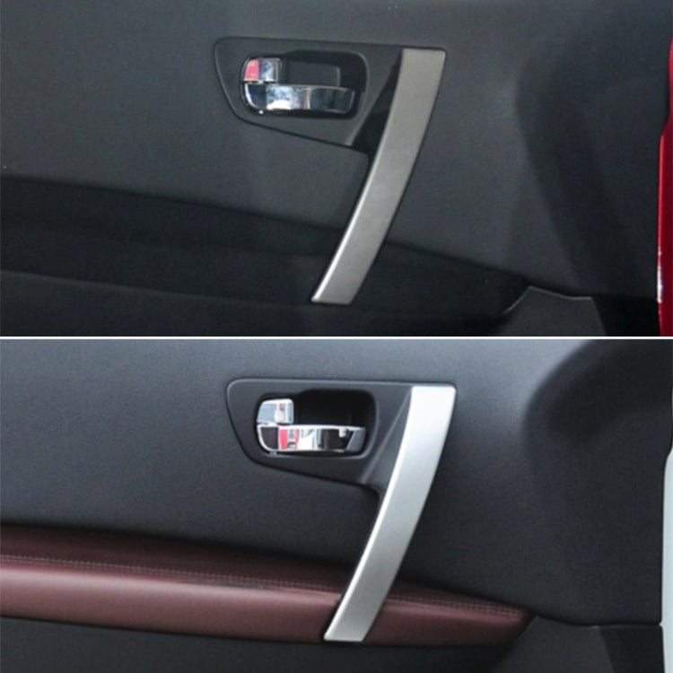 For Nissan Qashqai Left-Drive Car Door Inside Handle Cover, Type:Cover Left(Black) - Door Handles by buy2fix | Online Shopping UK | buy2fix