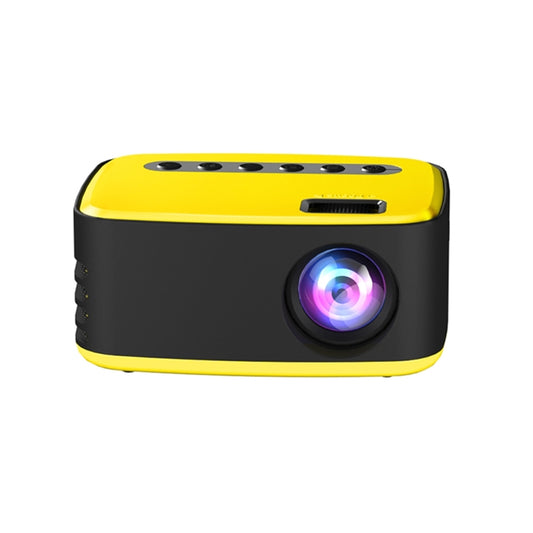 T20 320x240 400 Lumens Basic Version Portable Home Theater LED HD Digital Projector, Plug Type:EU Plug(Yellow) - LED Projector by buy2fix | Online Shopping UK | buy2fix