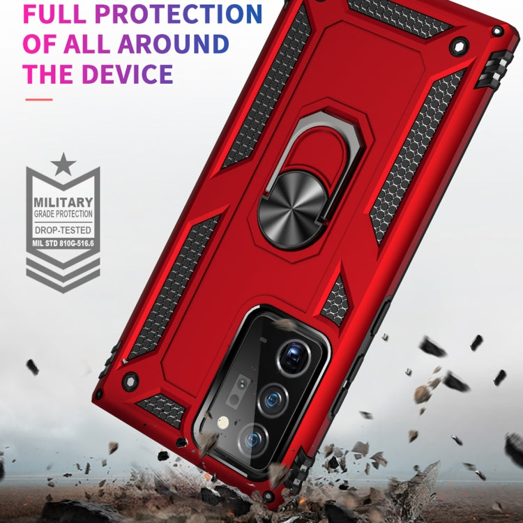 For Samsung Galaxy Note 20+ 5G Shockproof TPU + PC Protective Case with 360 Degree Rotating Holder(Black) - Galaxy Phone Cases by buy2fix | Online Shopping UK | buy2fix