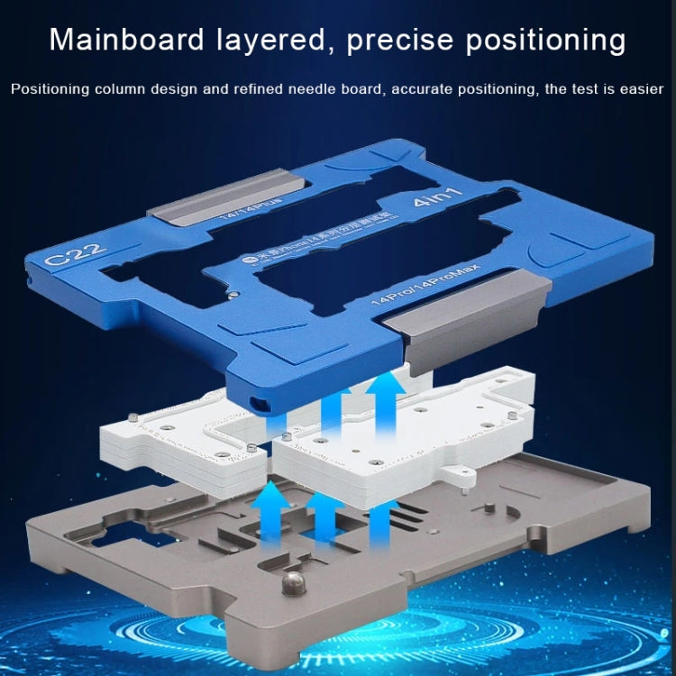 MiJing C22 Motherboard Middle Layer Testing Fixture for iPhone 14 / 14Plus / 14Pro / 14Pro Max - Motherboard Chip Fixture by MIJING | Online Shopping UK | buy2fix