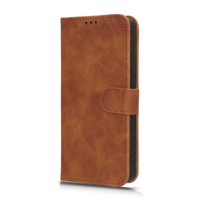 For Tecno Camon 20 Premier Skin Feel Magnetic Flip Leather Phone Case(Brown) by buy2fix