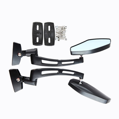 1Pair SF-062 Motorcycle Modified Rearview Mirror Reflective Mirror(Plating Silver) - Side Mirrors by buy2fix | Online Shopping UK | buy2fix