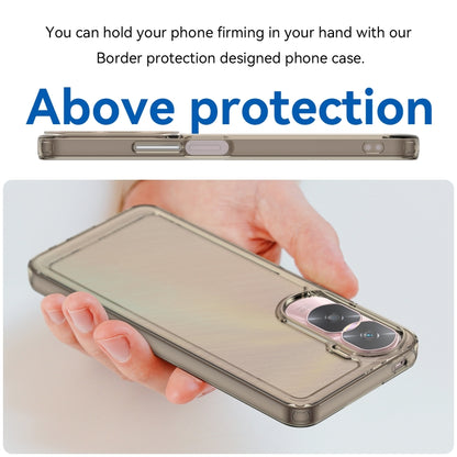 For Honor 90 Lite Candy Series TPU Phone Case(Transparent Grey) - Honor Cases by buy2fix | Online Shopping UK | buy2fix