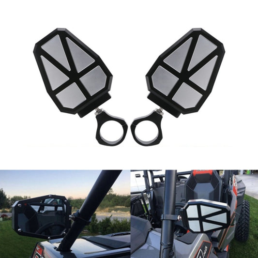 UTV-11 ATV / UTV Offroad Vehicle Rearview Mirror Side Mirror, Tube Diameter:1.75-2 inch Universal(Black) - Side Mirrors by buy2fix | Online Shopping UK | buy2fix